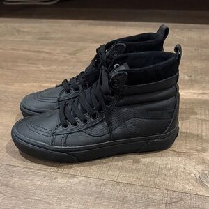 Vans MTE sk8-hi black leather high top